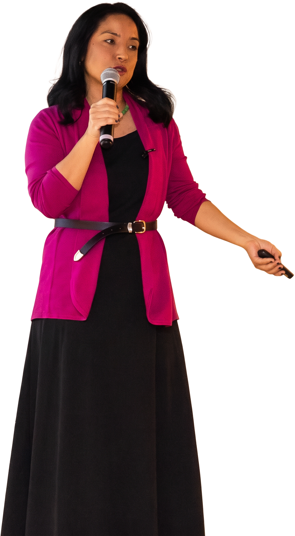 Karina Fujii apresentando o workshop